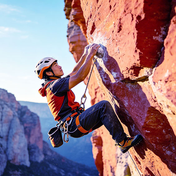 攀岩（自然岩壁）